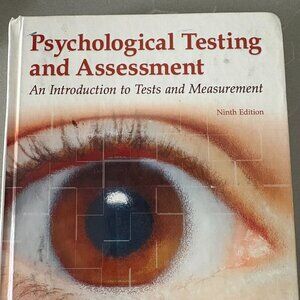 Master's degree level textbook "Psychological Testing & Assessment" - very used